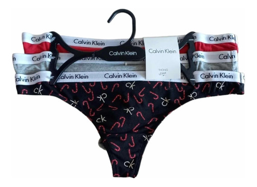 Set De 3 Tangas Calvin Klein Originales Talla L