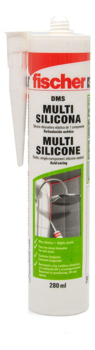 Silicona Acética Sellador 280 Ml Multi Silicona Fischer