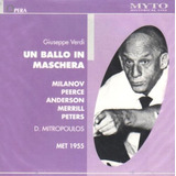 Verdi//mitropolous Un Baile De Máscaras: Mialnov Cd