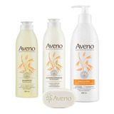 Aveno Set Limpieza Cuidado Corporal Sh + Ac + Jab + Emulsion