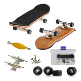 Finger Skate Patineta Profesional De Madera Con Rodamientos