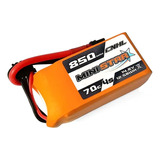 Bateria Lipo Cnhl Ministar 4s 650mah 70c Drone Racer Novo 