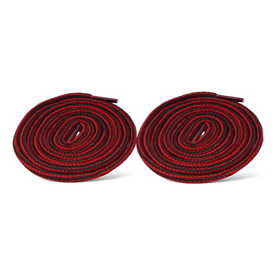 Agujetas Redondas Laze 1.2m Rojo/negro Cordones Para Botas Lazo