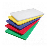 4 Tablas Picar Cortar Profesional Color Surtido 30x20x1 Cm 