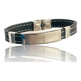 Pulsera Hombre Acero Inoxidable Padre Nuestro Con Caja