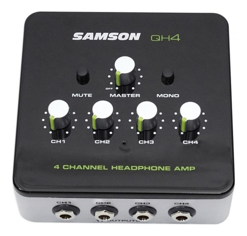 Samson Qh4 Amplificador De Auriculares 4 Canales 