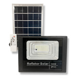 Refletor Holofote Ultra Led Solar 100w Placa Solar+ Controle