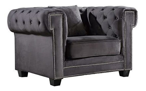 Meridian Furniture 614-c - Sillón Tapizado De Tercio