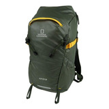 Mochila National Geographic Kepler 25 Lts Color Verde Musgo