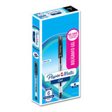 Boligrafo Gel Paper Mate Ultra Fino Negro Caja X6