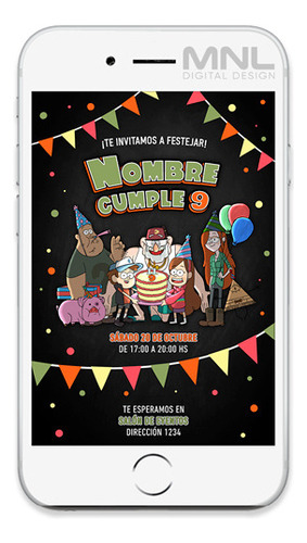 Invitación Digital Tarjeta Virtual Para Imprimir Cumpleañoss