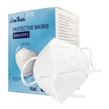 Cubrebocas Kn95 10 Cajas De 50pzs Mascarilla 5 Capas Blanco