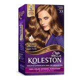 Tintura Koleston Kit Wella Permanente Tono 77 Castaño Bambi