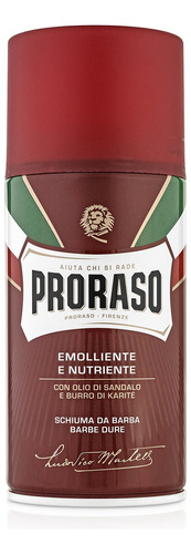 Proraso Espuma De Afeitar, Hidratante Y Nutritiva Para Barba