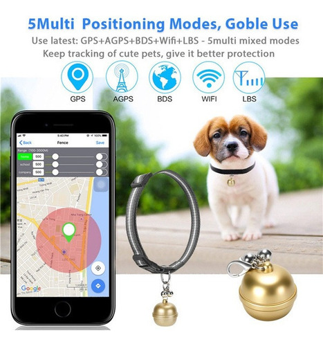 Localizador Gps Para Mascotas Smart Pet Bell Localizador Gps