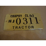 Antigua Patente Tractor Chapuy Sta Fe 0311 12x6,5 Cm