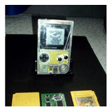 Gameboy Pocket Ips Translúcido + Pokemon Yellow Original Label Com Fita