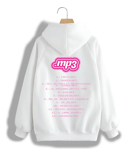 Buzo/hoodie Canguro Emilia Mp3 Tour - Aesthetic Unisex