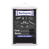 Banner Para Barbearia Barber Shop Barba Corte Tabela Preço