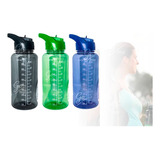 Botella Botilito De Agua Con Frases Motivacional 1l Bpa Free