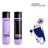 Shampoo + Ac Matrix Unbreak My Blonde Total Results + Regalo