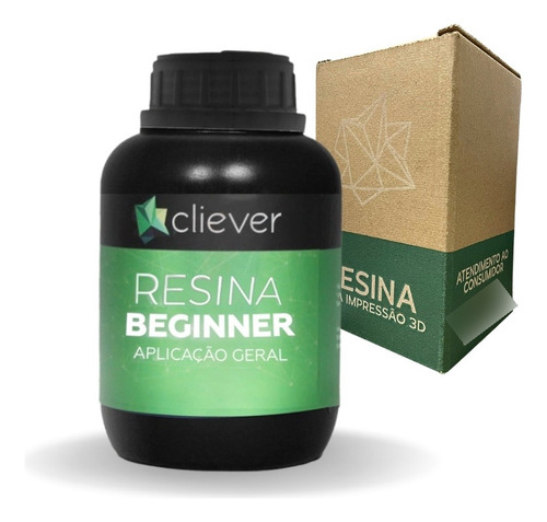 Resina 3d Beginner  | 500ml | Cor: Transparente | Cliever