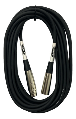 Cable Fender Squier Para Microfono 6 Metros 20ft M-f / Fms20