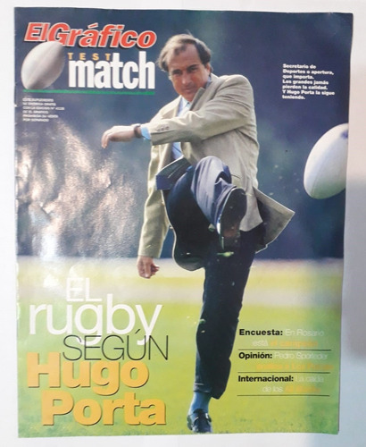 Revista Gráfico: El Rugby Según Hugo Porta