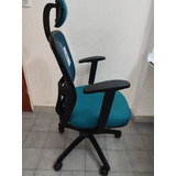 Silla De Escritorio Citiz Ergonómica Petróleo C/cabezal