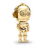 Dije Charm Pandora Star Wars C-3po Droide Robot Original