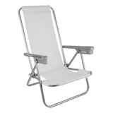 Silla Reposera Plegable 4 Posiciones Playa Aluminio Oferta