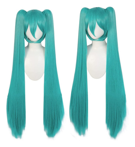 Peruca Cosplay Hatsune Miku 120 Cm