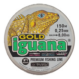 Nylon Balsax Iguana Gold 0,25mm 150mts 8kg Jandar Gold Sinkg