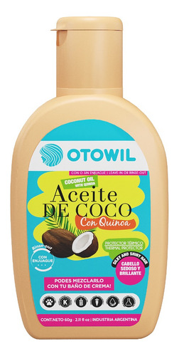 Aceite Capilar De Coco Con Quinoa Otowil Ot2083