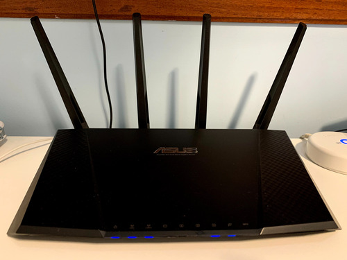 Roteador Wifi Asus Rt-ac87u 4x4 Wireless-ac 2400 Gigabit