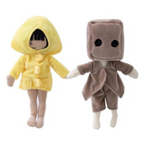 2pcs Little Nightmares Ii Six Mono Muñeco Peluche Juguete