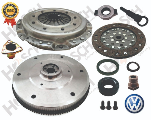 Kit Clutch Y Volante De Motor Candelero Vw Sedan Combi 1.6 