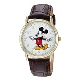 Reloj Casual De Cuarzo De Metal  Mickey Mouse  De Disney Par