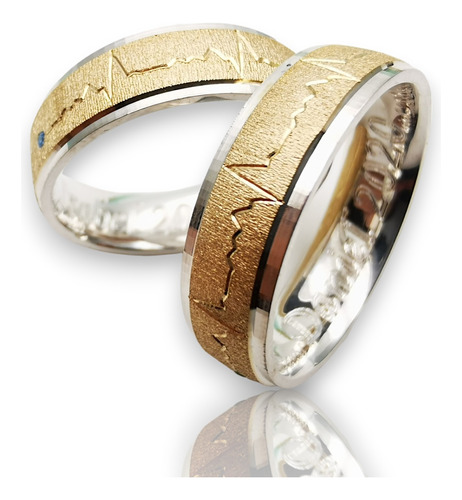 Anillos De Oro 18k Y Plata