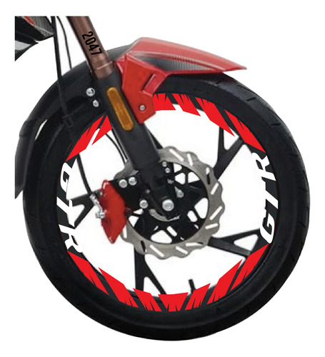 Stickers Para Rin De Moto Veloci Dmenthor Gtr Nid 2047