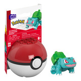 Mega Juguete De Construcción Pokébola Evergreen Bulbasaur