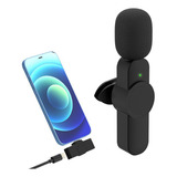 Microfone De Lapela Sem Fio Para iPhone Lightining Wireless