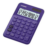 Calculadora De Mesa Casio Ms-20uc Violeta