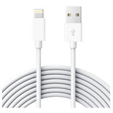 Cable Lightening Telefono Carga Usb 90 Cm Blanco Oferta