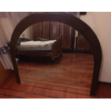Espejo Grande De Madera Antiguo - 97x114 Cm