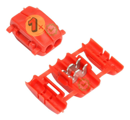 Conector De Derivação Vermelho Para Fio 0.5 - 0.8mm Original