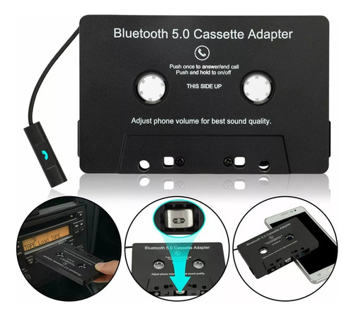 Convertidor De Cassette A Bluetooth Universal Para Automóvil