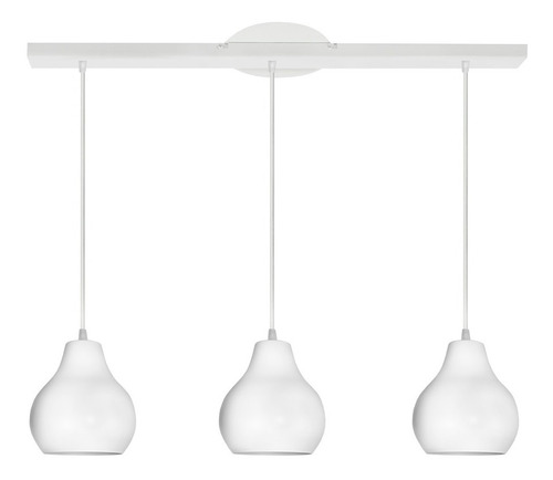 Lampara Colgante 3 Luces Deco Nordico Apto Led E27 Moderno