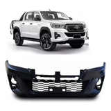 Parachoque Dianteiro Hilux 2018 2019 2020 Com Furo Moldura