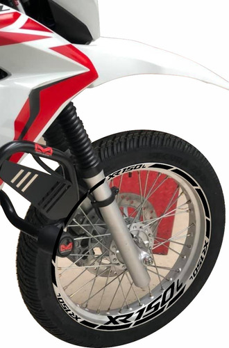 Calcomanias Stickers Para Rines 19 Y 17 Xr150 Moto Honda Ss